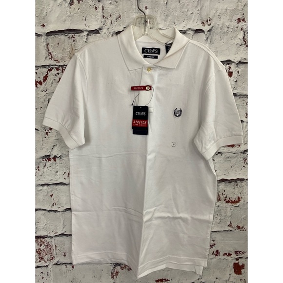 Chaps Other - 🆕 CHAPS White Polo Tee